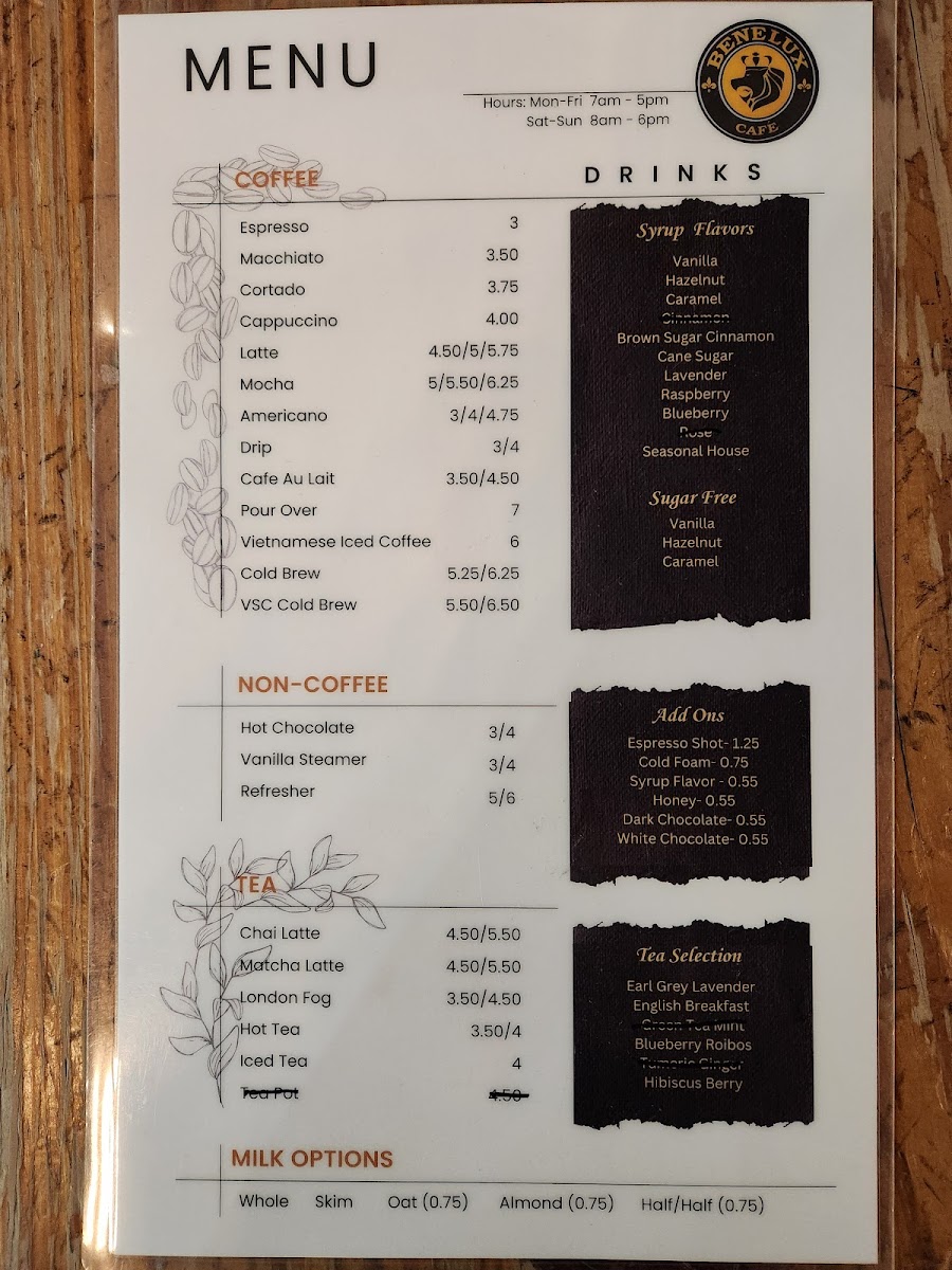 Menu Benelux Café-7