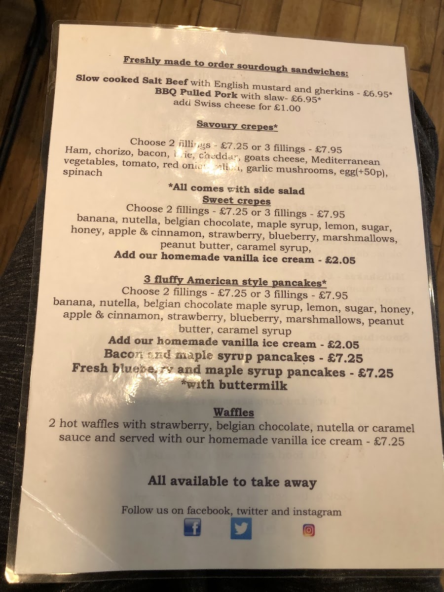 Menu Benets Cafe-4