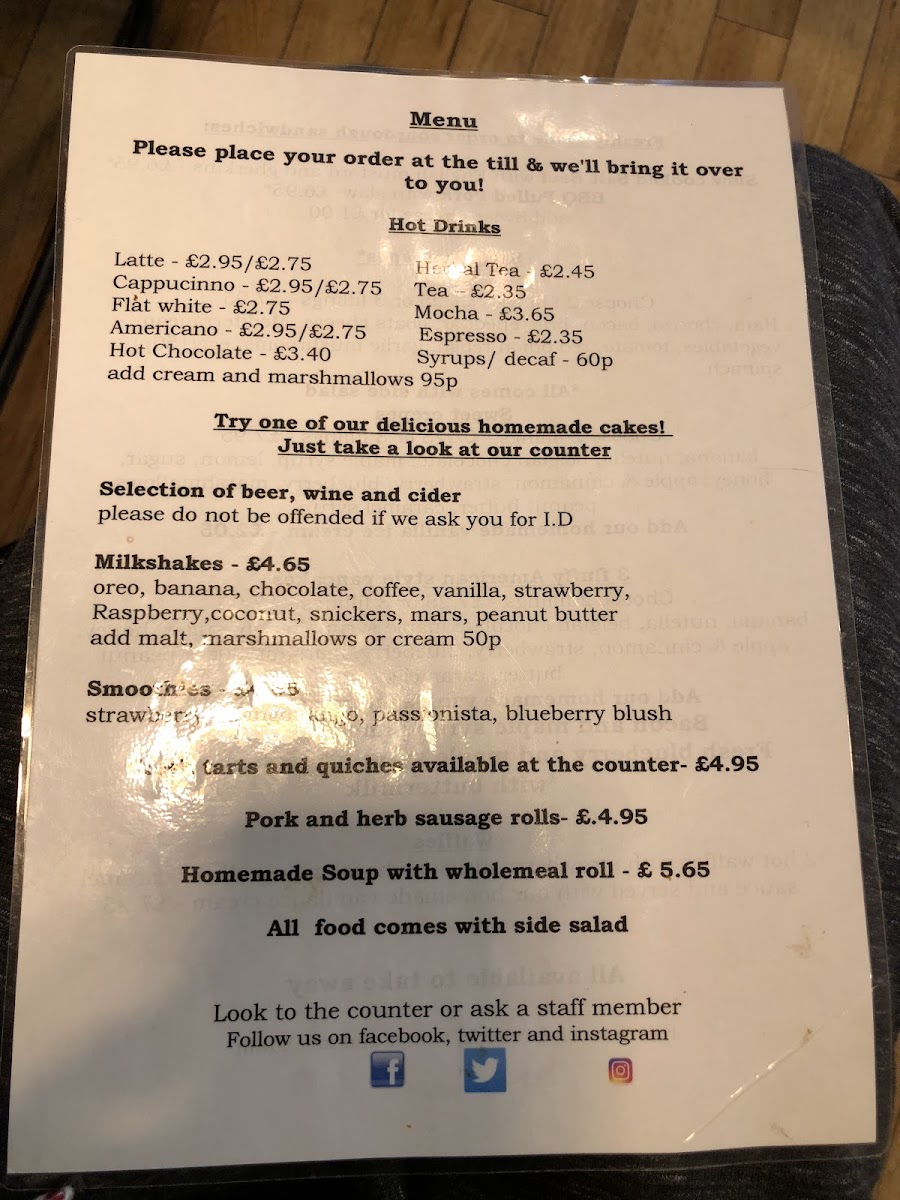 Menu Benets Cafe-6