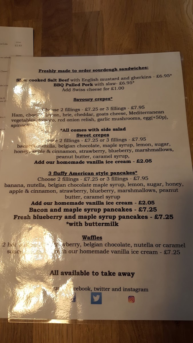 Menu Benets Cafe-7