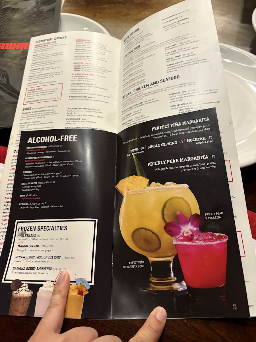 Menu Benihana - New York West-4