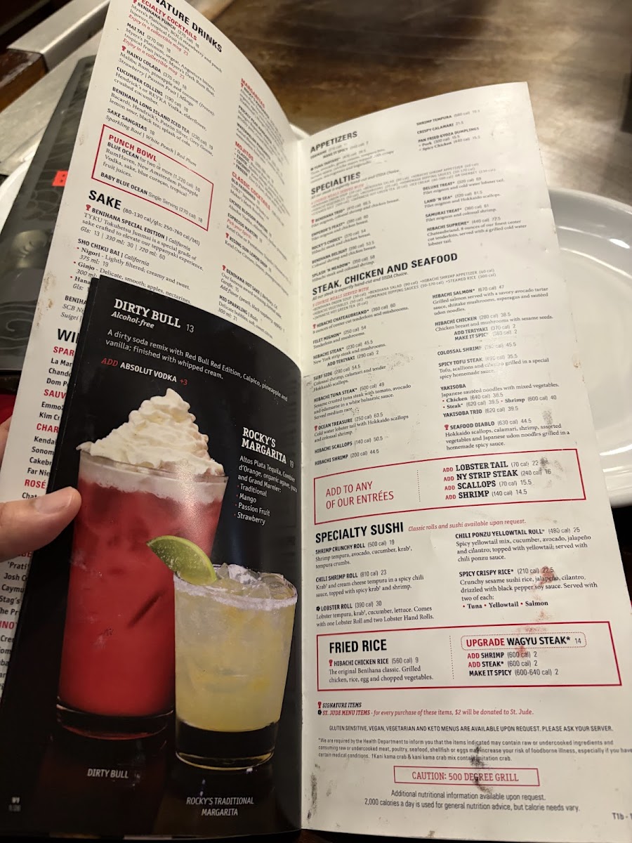 Menu Benihana - New York West-5