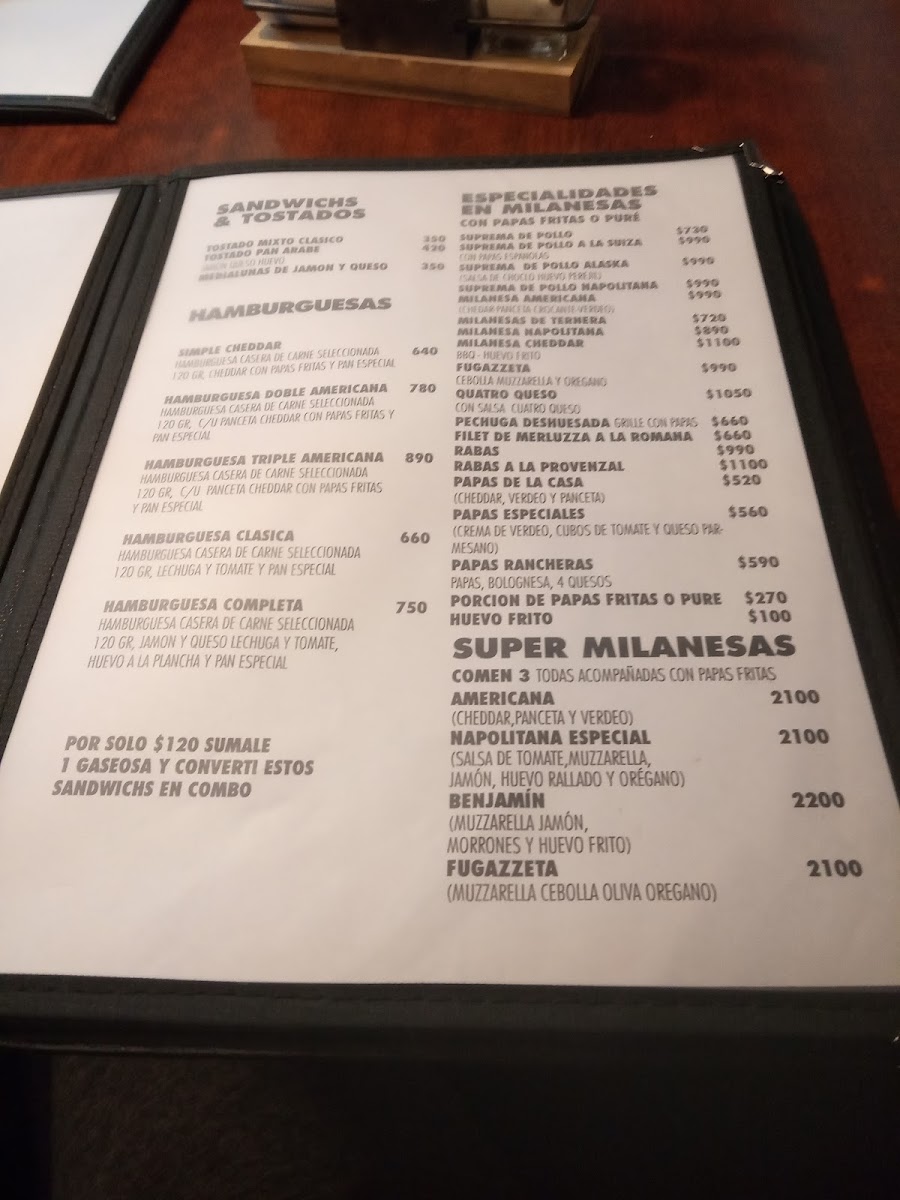 Menu Benjamín Pizza - Restaurante-10