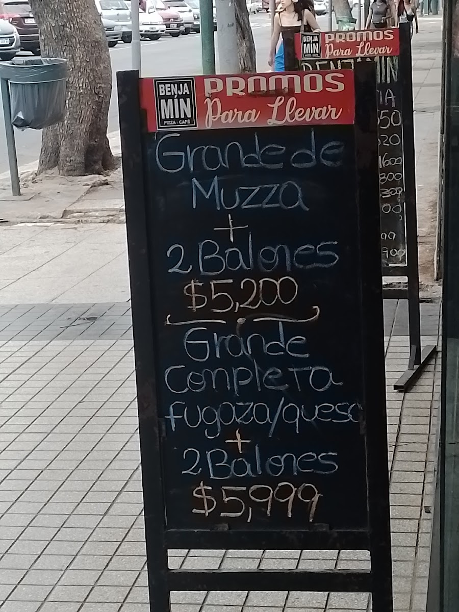 Menu Benjamín Pizza - Restaurante-2