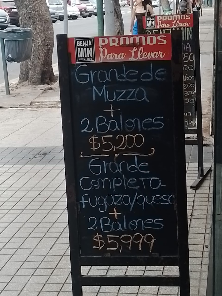 Menu Benjamín Pizza - Restaurante-3