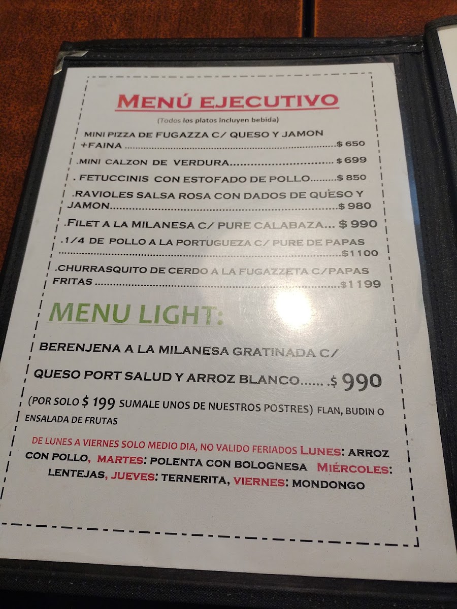 Menu Benjamín Pizza - Restaurante-5