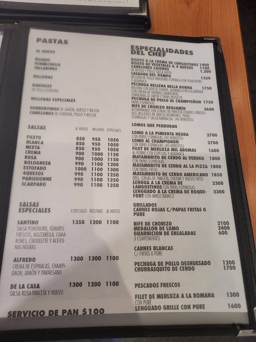 Menu Benjamín Pizza - Restaurante-6
