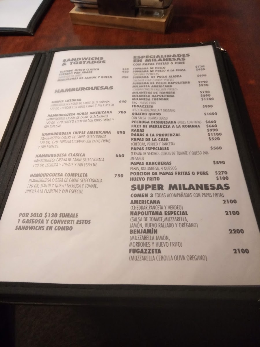 Menu Benjamín Pizza - Restaurante-9