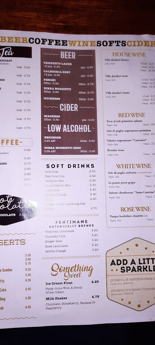 Menu Benny T’S-6