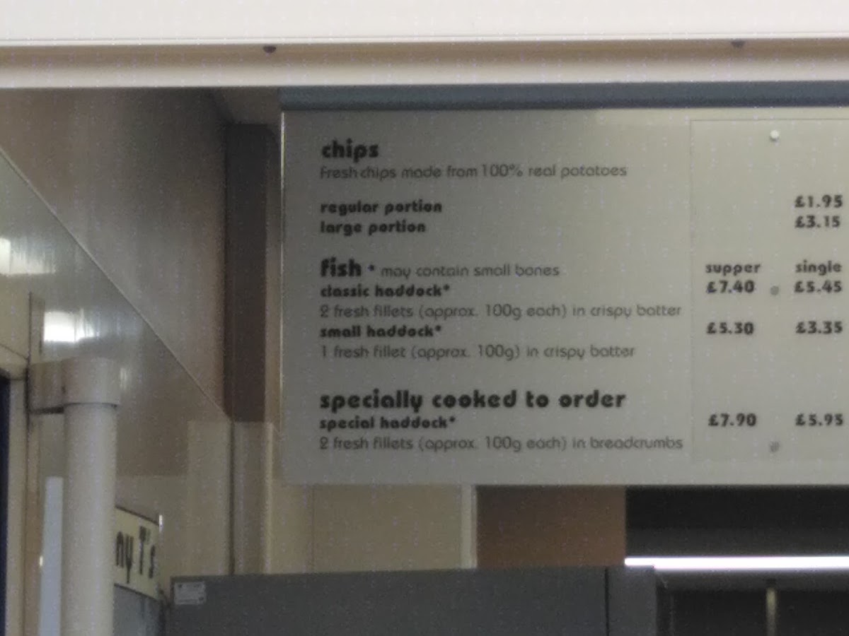 Menu Benny T’S-9