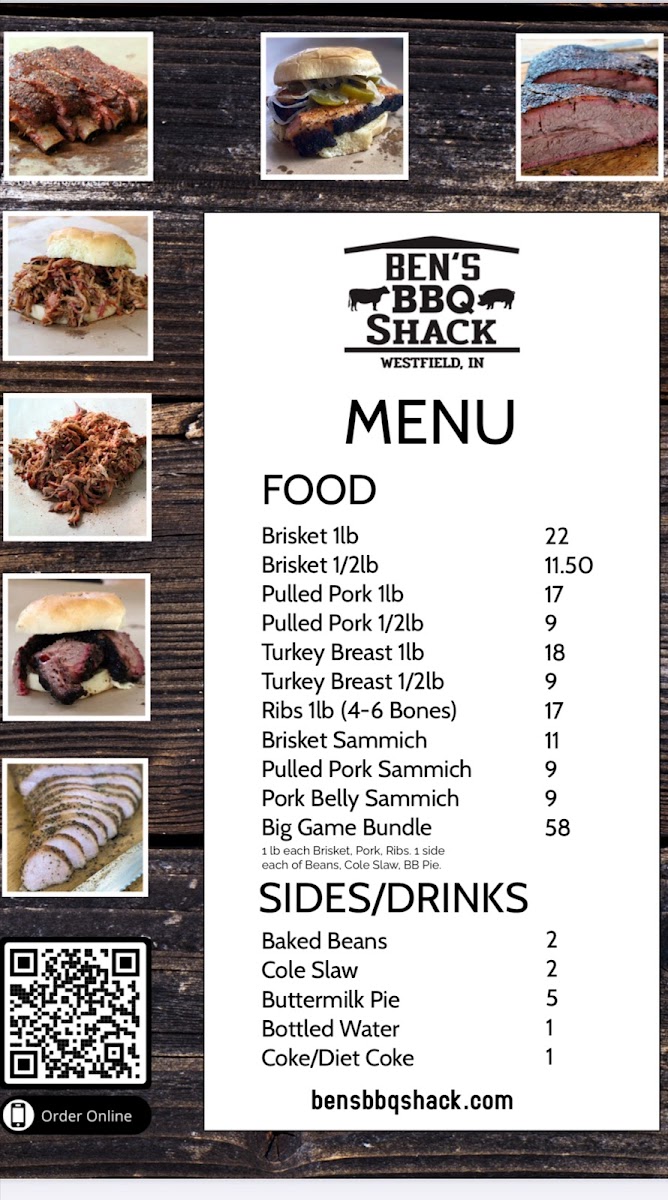 Menu Ben's Bbq Shack-2