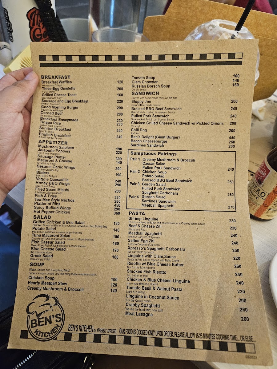 Menu Ben's Kitchen-10