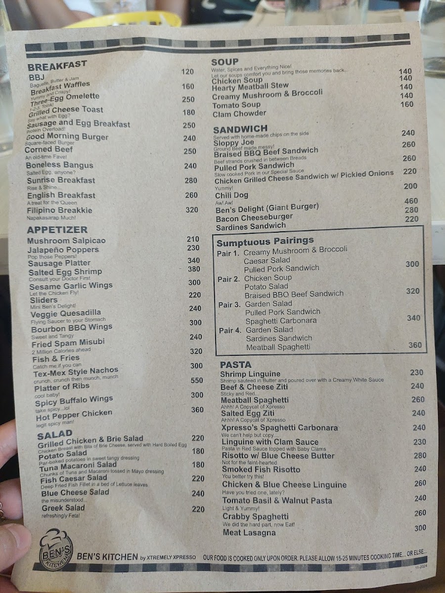 Menu Ben's Kitchen-4