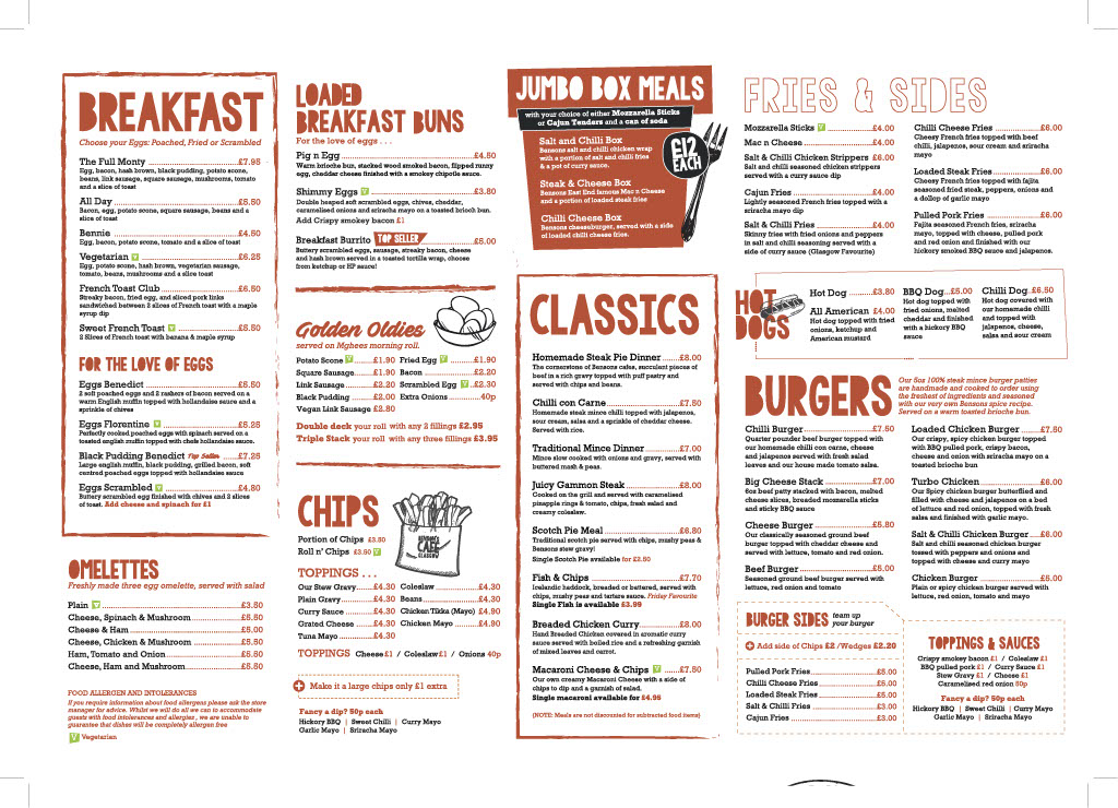Menu Bensons Cafe-1