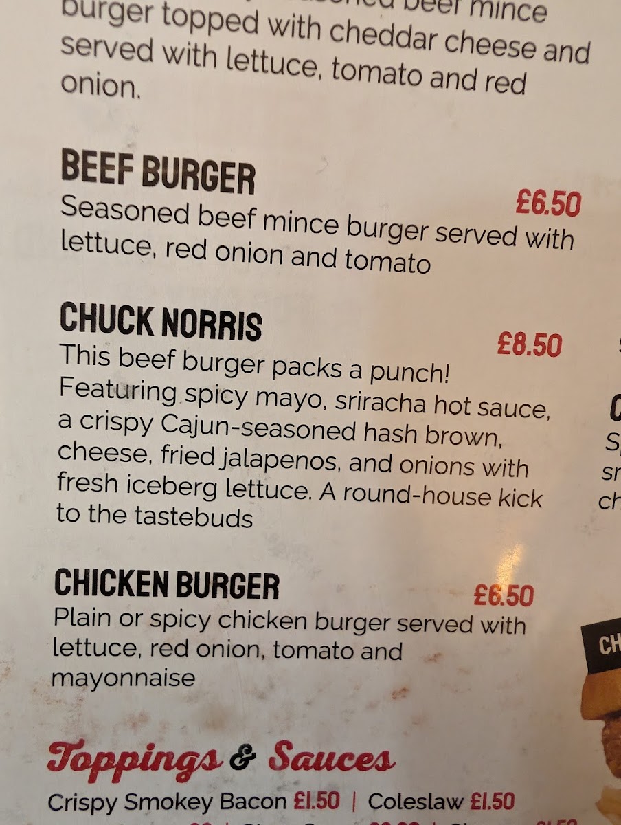 Menu Bensons Cafe-5