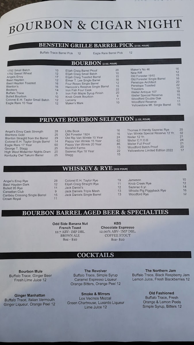 Menu Benstein Grille-2