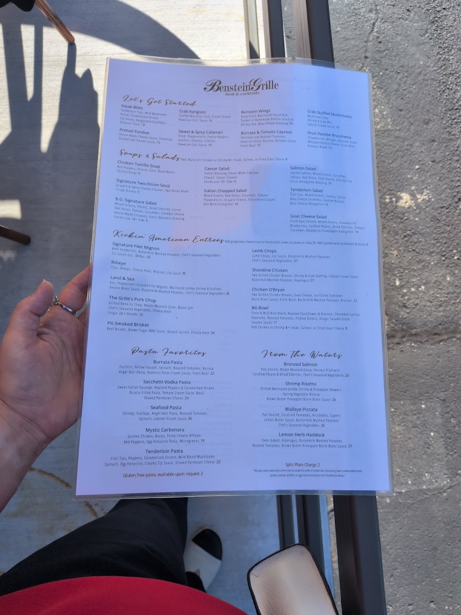 Menu Benstein Grille-5