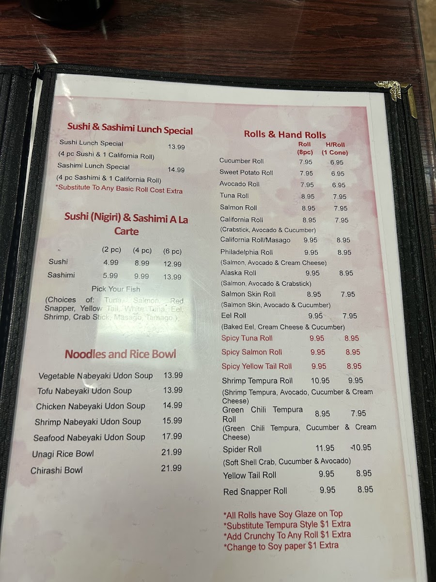 Menu Bento Sushi Japanese Restaurant-2