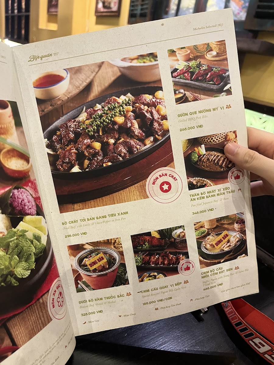 Menu Bếp Quán Trung Hòa-2