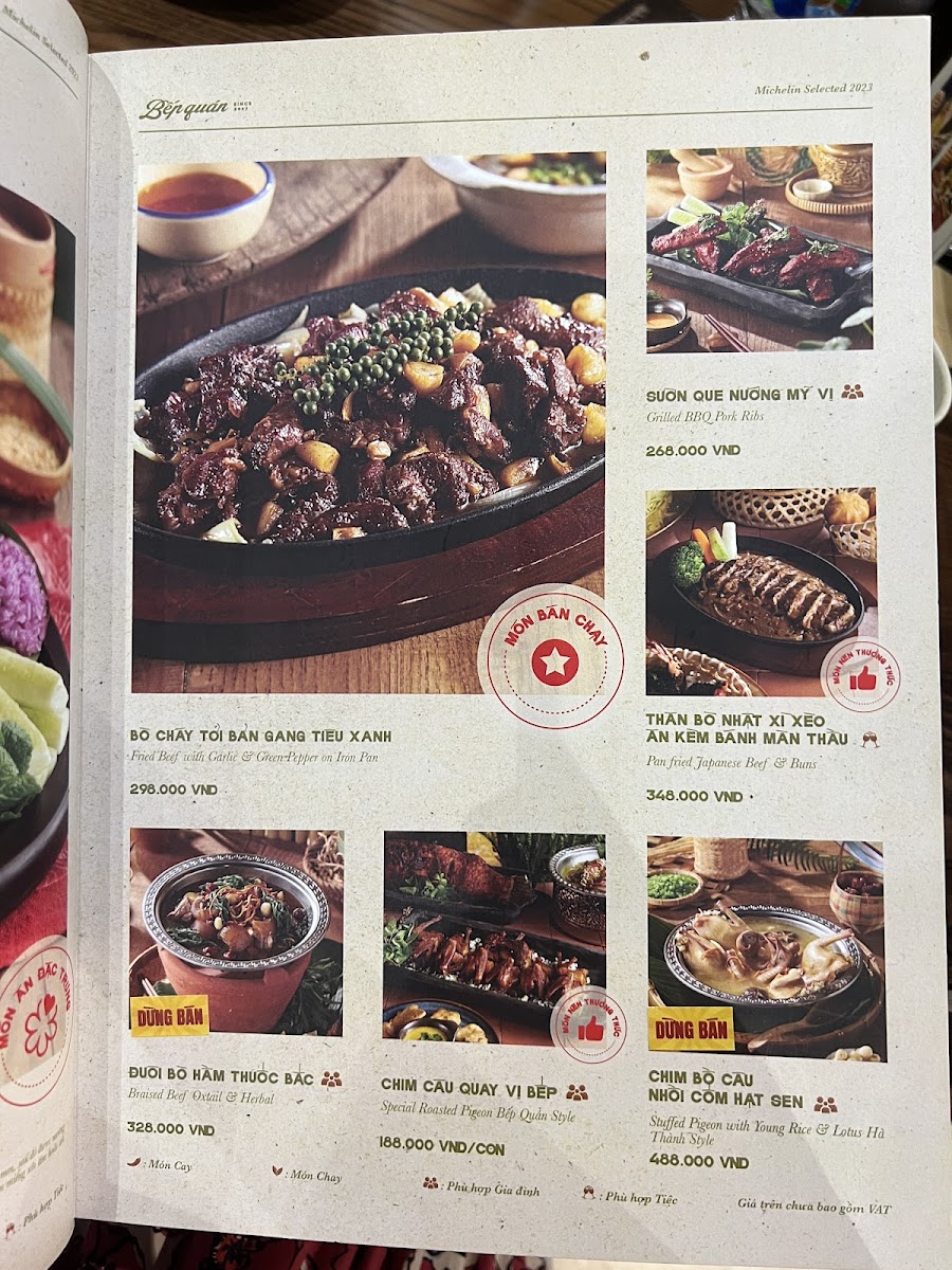 Menu Bếp Quán Trung Hòa-6