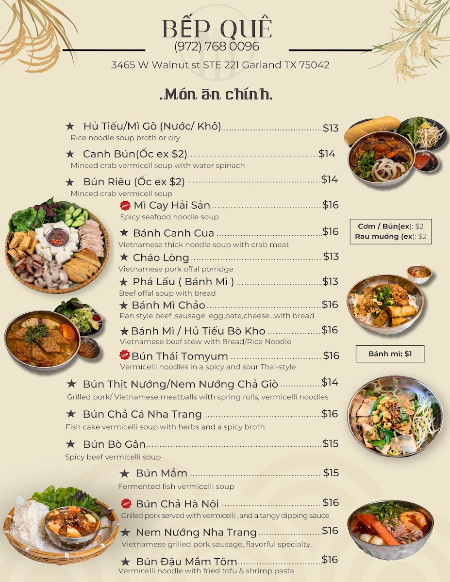 Menu Bếp Quê-1