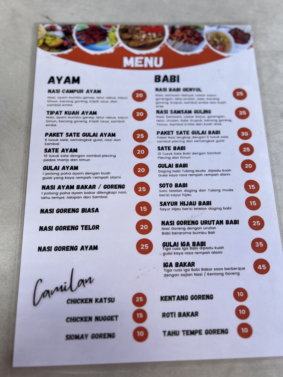Menu Beranda Kuliner Bali / Warung Bk Bali-1