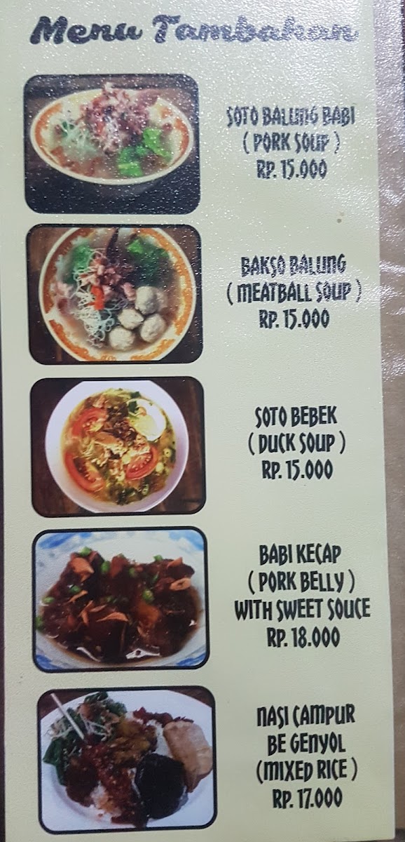 Menu Beranda Kuliner Bali / Warung Bk Bali-10