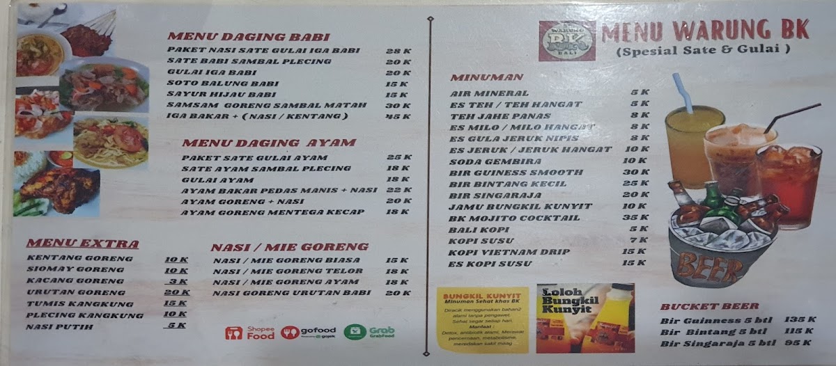 Menu Beranda Kuliner Bali / Warung Bk Bali-4