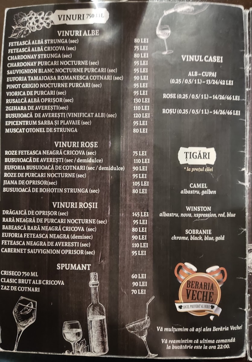Menu Beraria Veche-8