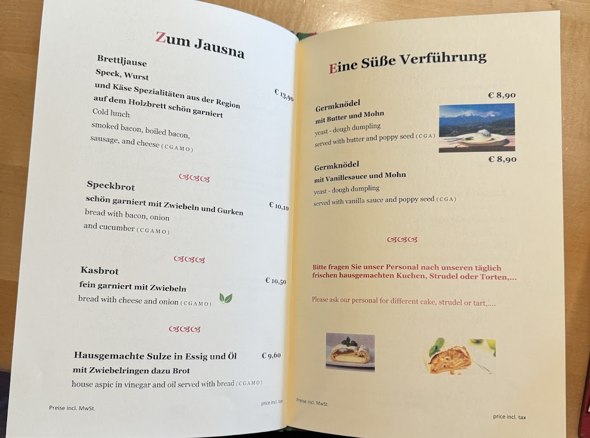 Menu Berggasthof Mitterberg-8