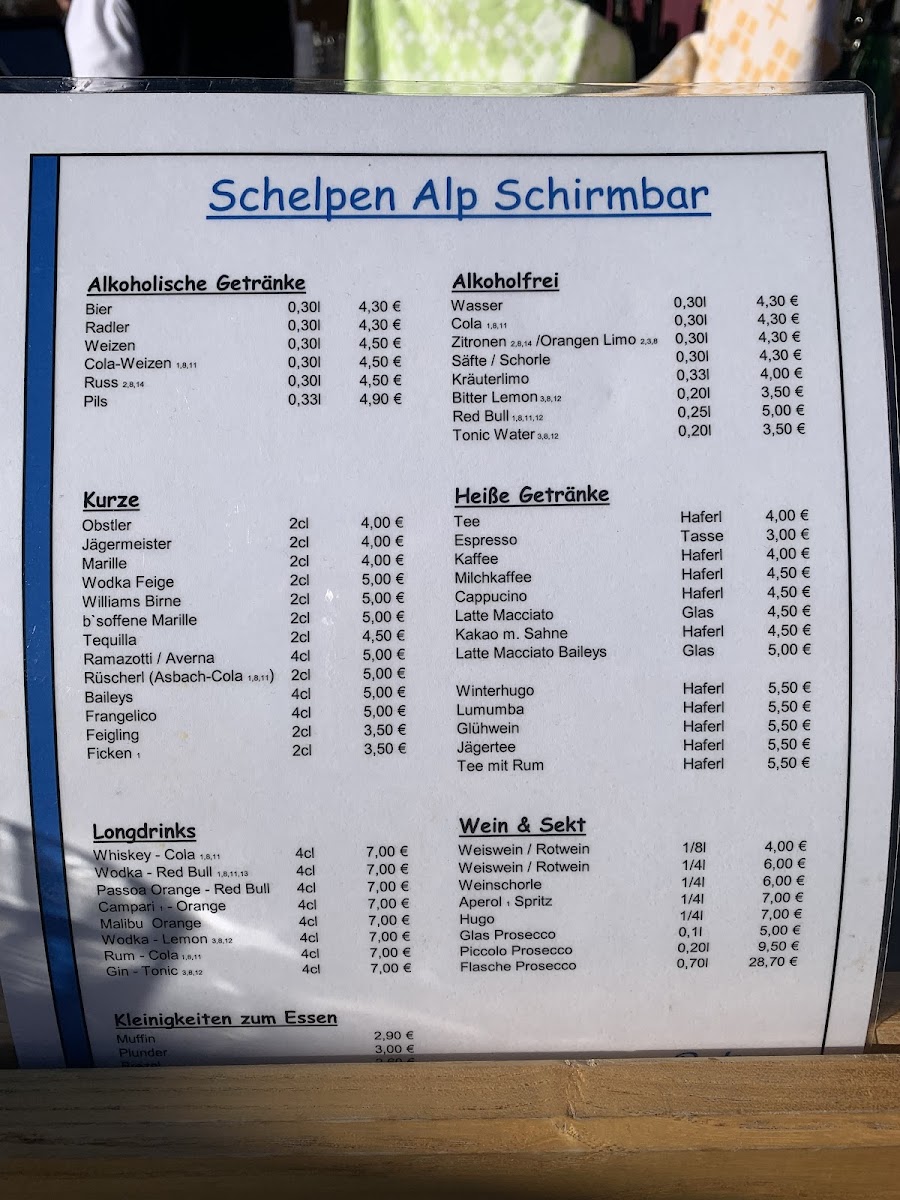 Menu Berghotel - Restaurant Schelpen-Alp-1