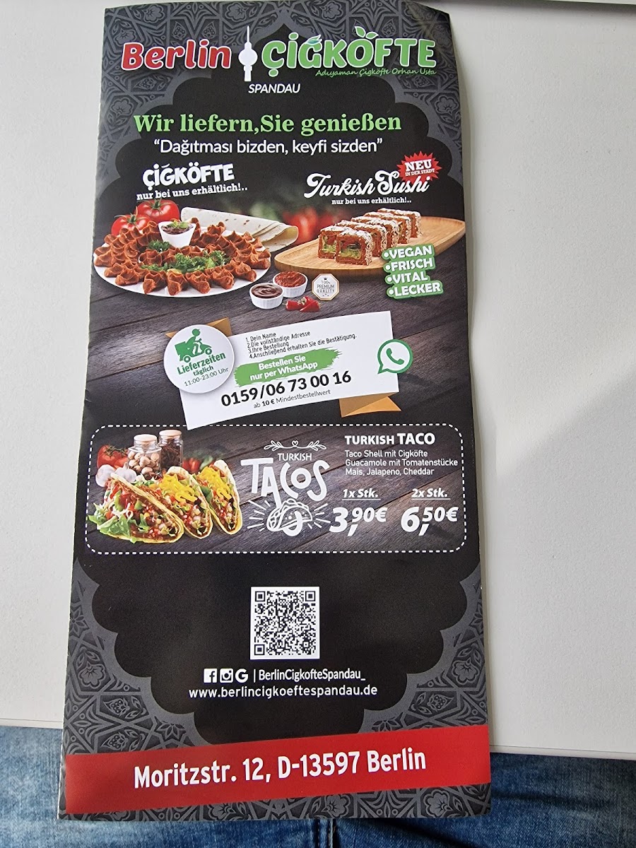 Menu Berlin Cigköfte Spandau-8