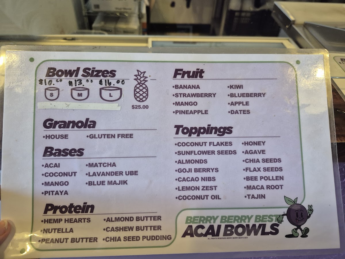 Menu Berry Berry Best Acai Bowls-2