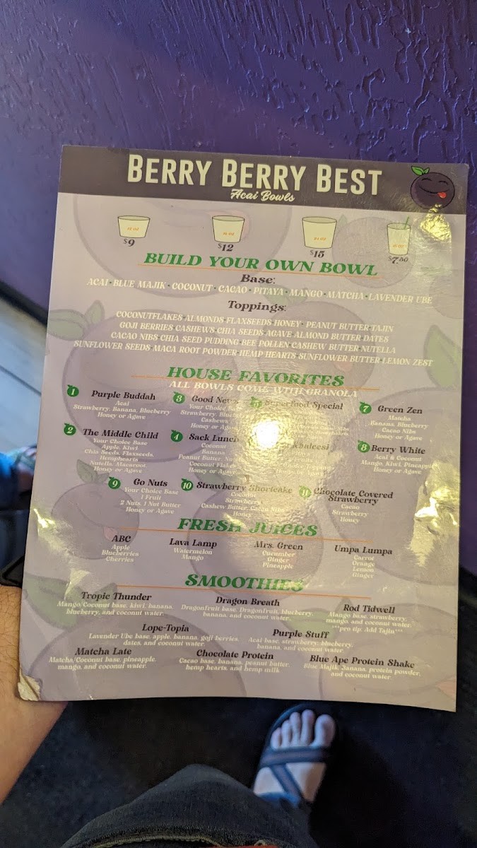 Menu Berry Berry Best Acai Bowls-8
