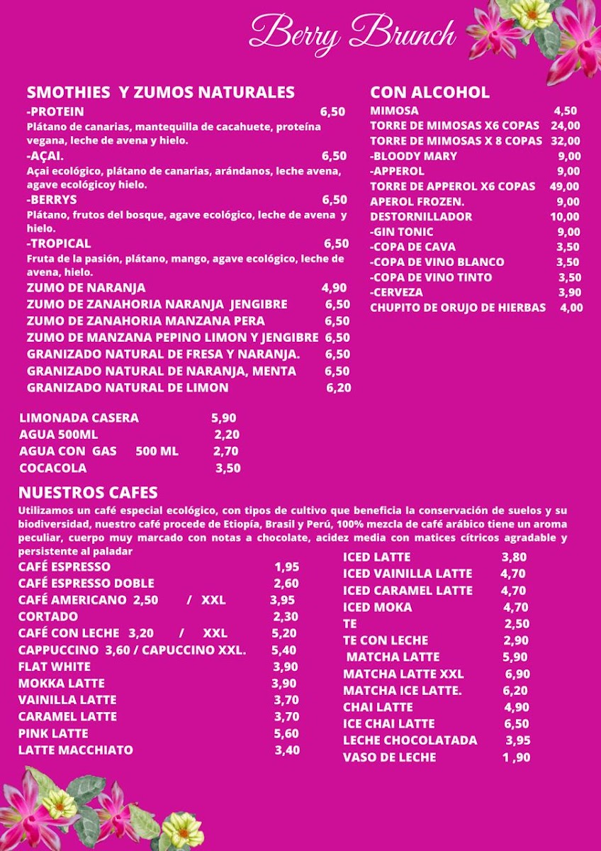 Menu Berry Brunch Barcelona-2