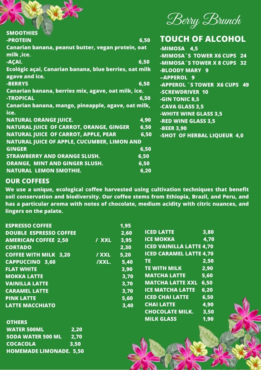 Menu Berry Brunch Barcelona-3