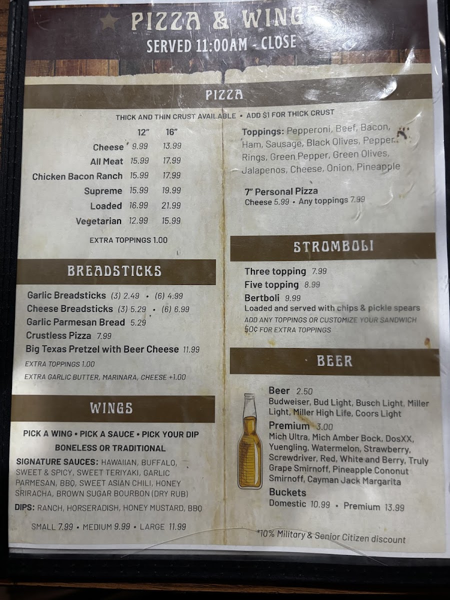 Menu Bert's Rivertown Grill-1