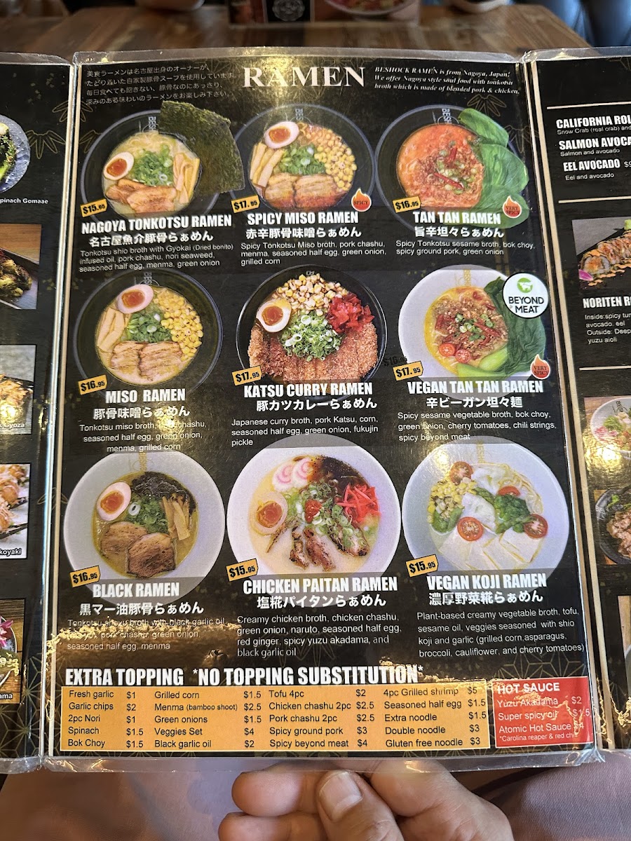 Menu Beshock Ramen Carlsbad-5