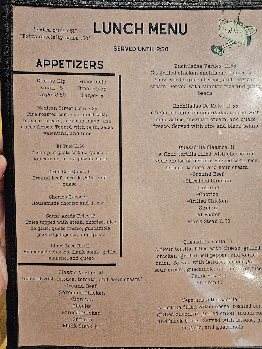 Menu Besitos Mexican Kitchen-3