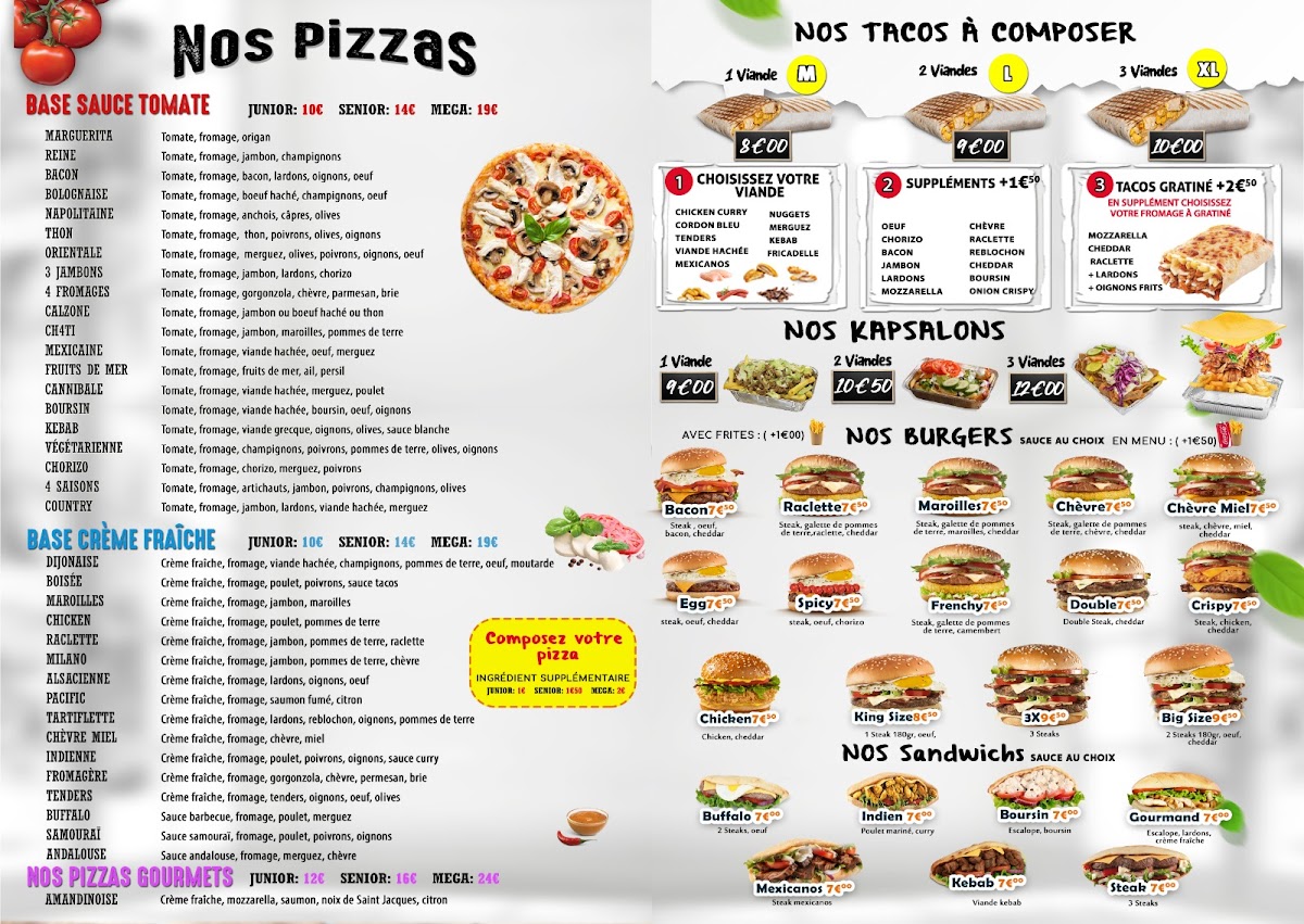 Menu Best Burger Noeux-2