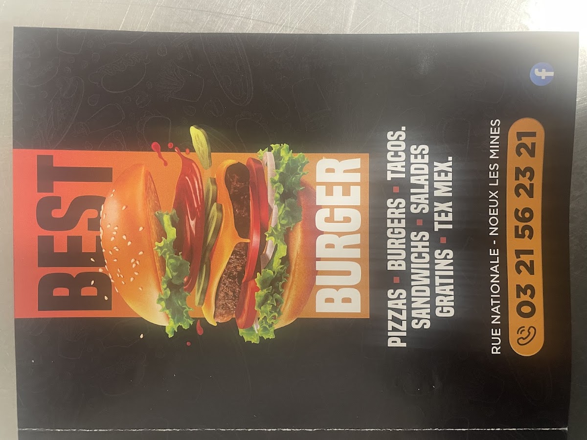 Menu Best Burger Noeux-3
