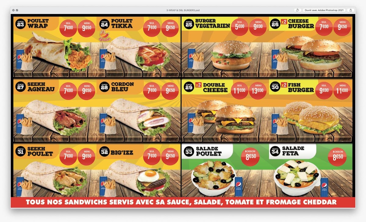 Menu Best Chicken Paris-2