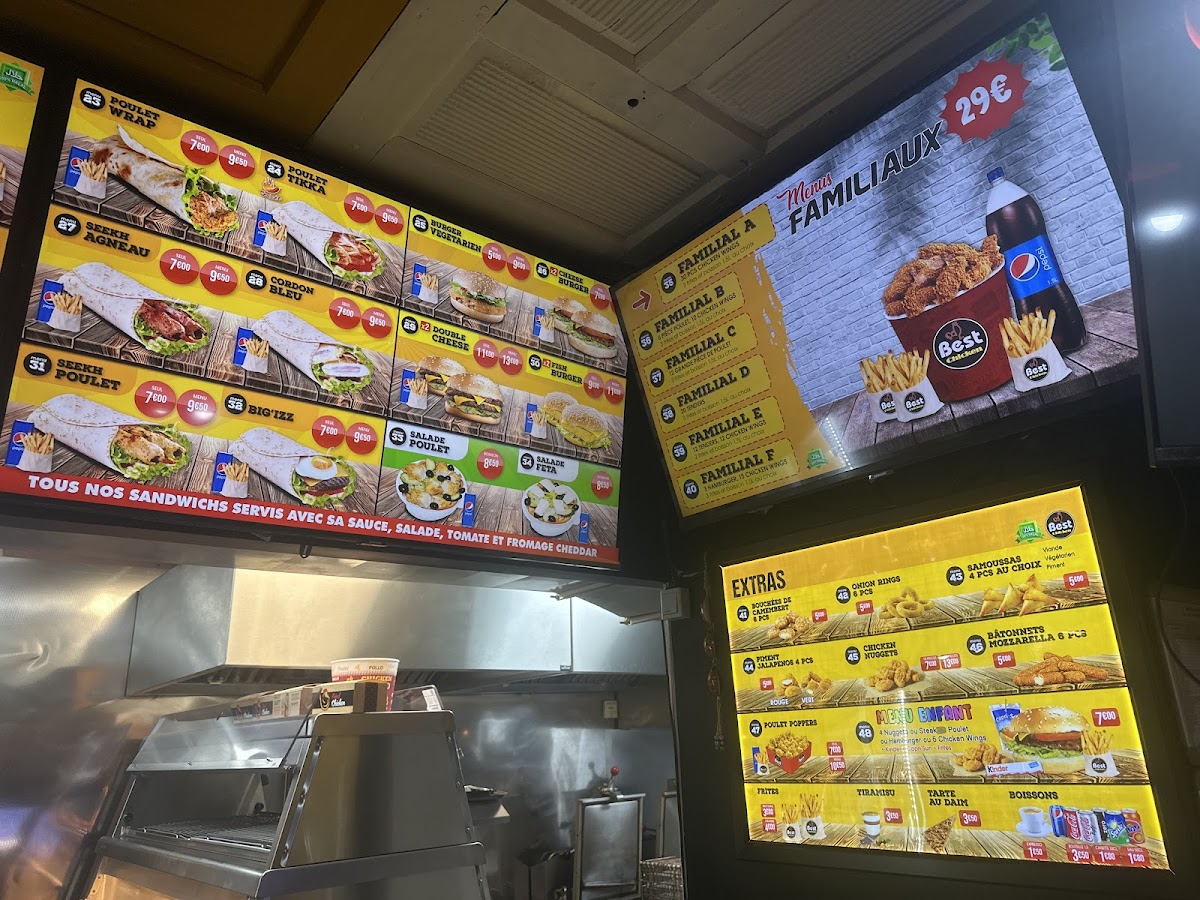 Menu Best Chicken Paris-7