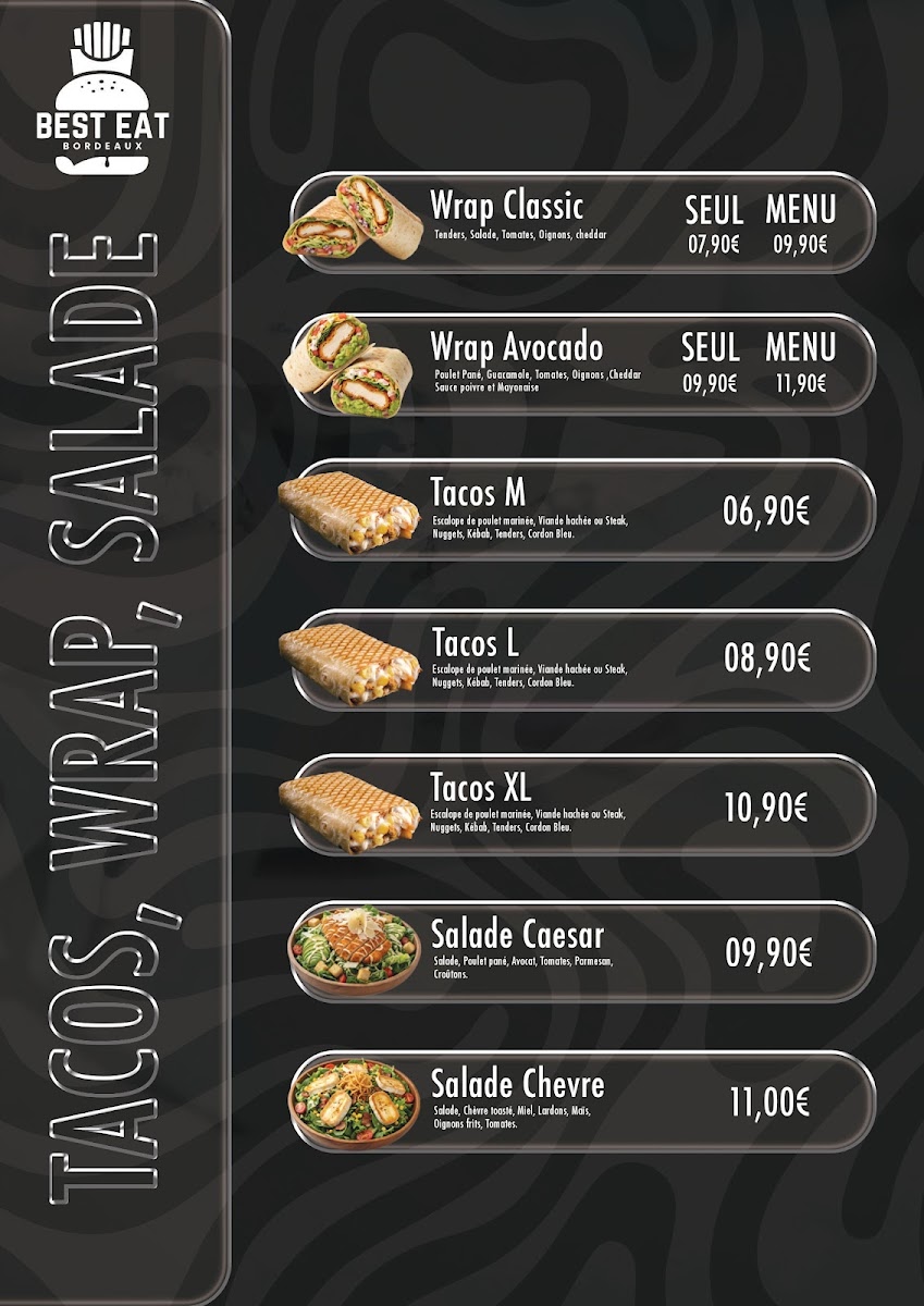 Menu Best Eat Bordeaux | Restaurant Halal-3