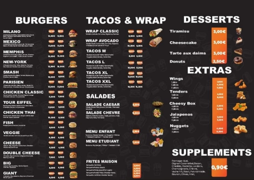 Menu Best Eat Bordeaux | Restaurant Halal-4