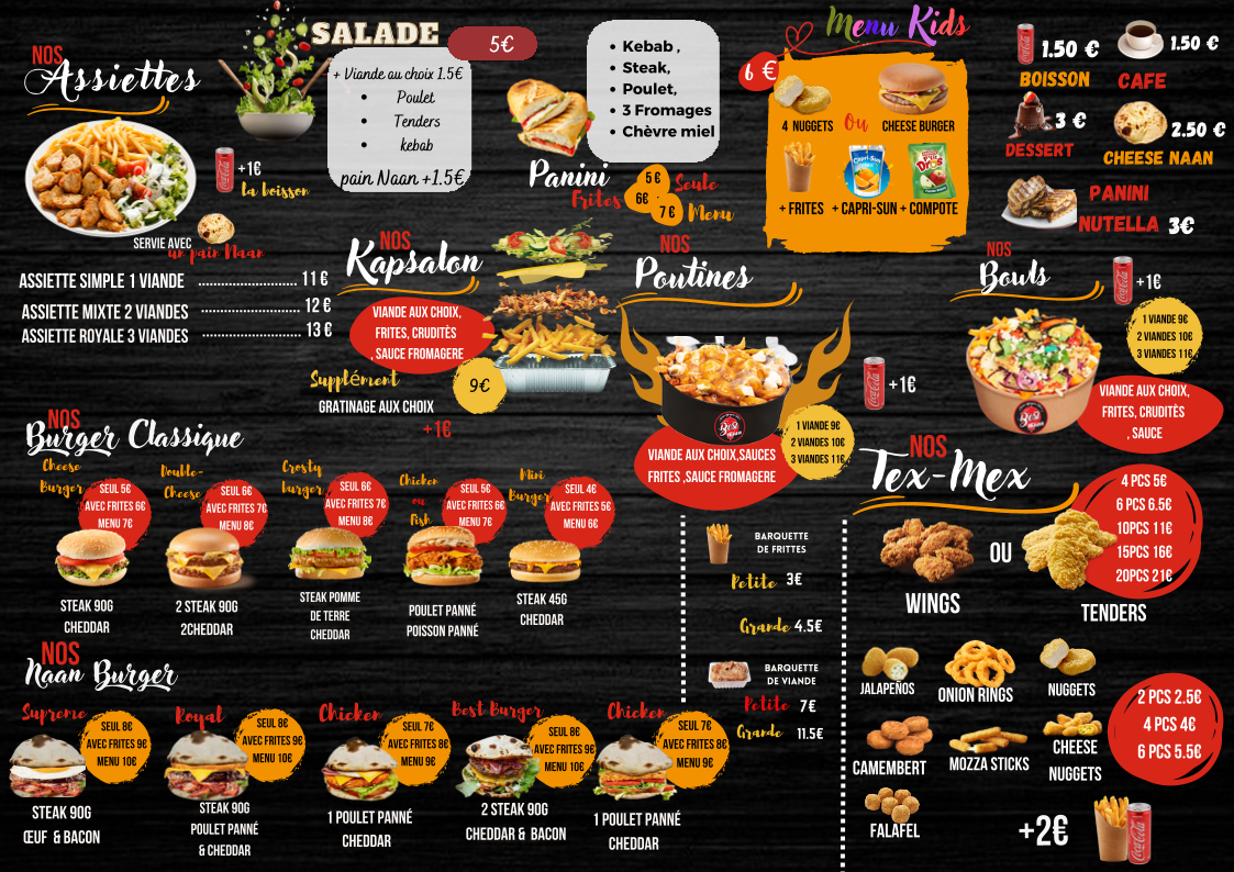 Menu Best Naan - Kebab Tacos & Burgers-2