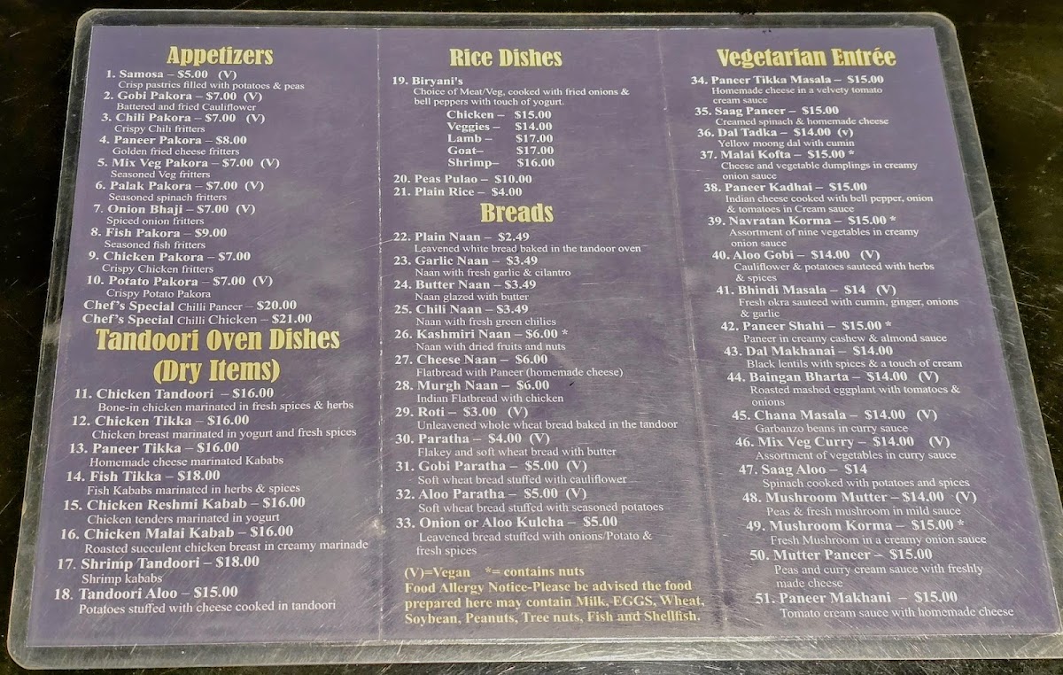 Menu Best Taste Of India Roseburg-3