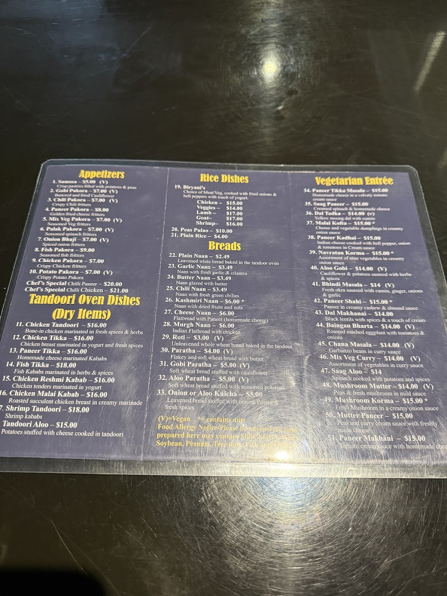 Menu Best Taste Of India Roseburg-9