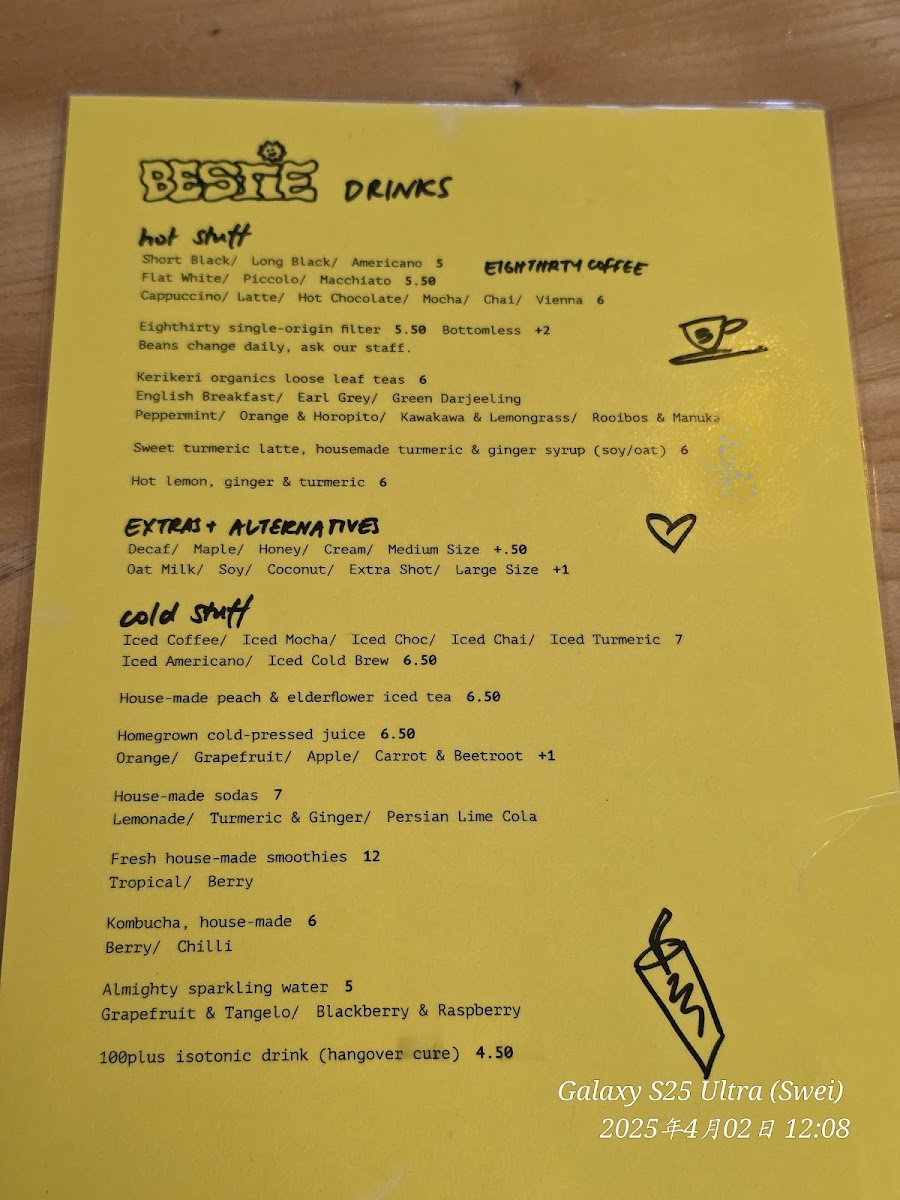 Menu Bestie Cafe-4