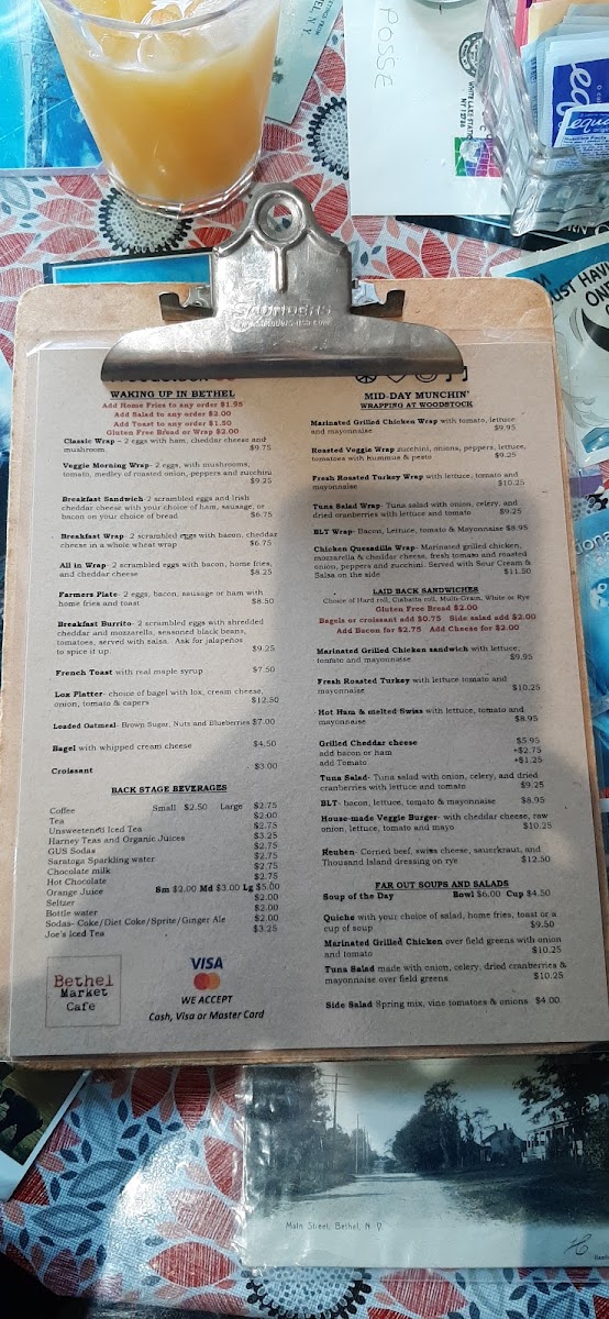 Menu Bethel Market Cafe-8